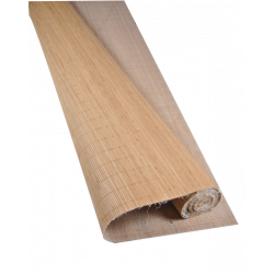 Tatami Bambou Fumé  4.5mm sur Tissu 