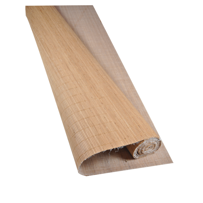 Tatami Bamboo mat 4.5 mm Smoked Glued on textile