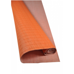Orange Tatami Bamboo mat Glued on textile 4.5 mm