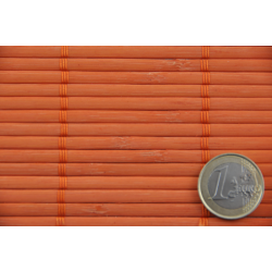 Tatami Bambou Orange 4.5mm sur Tissu