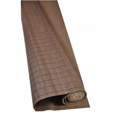 Wengé Tatami Bamboo mat 4.5 mm Glued on textile