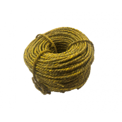 Cordon Végétal Torsadé  2.5/3mm  Jaune