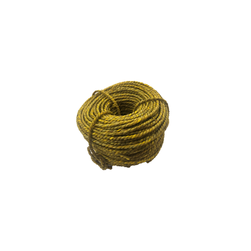 Cordon Végétal Torsadé  2.5/3mm  Jaune