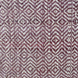 Bordeaux Diamond Raffia Rabane Langarana width 120cm