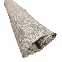 Grey Diamond Raffia Rabane Langarana Width 120cm