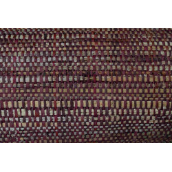 Tissage  Langarana Raphia et Banane Bordeaux -90cm