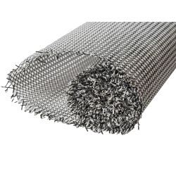 1/2 Mesh Paper Webbing Black and White