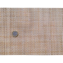 Square Mesh Open  Rattan cane Webbing 2x2.2mm Natural 
