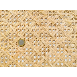 Cannage Rotin Français 1/2 Maille  Naturel Croisé 1°Choix 