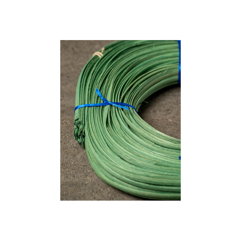 Green flat oval core 