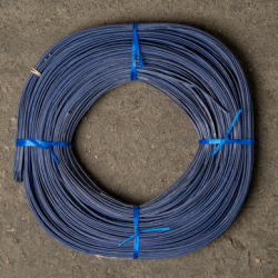Blue flat oval core 