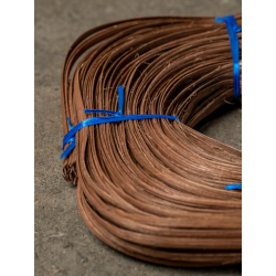 Brown flat oval core 