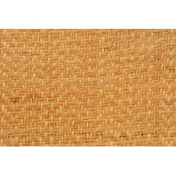 Tissage Raphia Chevron- Naturel & Rotin