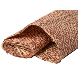 Bordeaux Diamond Raffia Rabane Langarana width 120cm