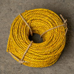 Cordon Végétal Torsadé  2.5/3mm  Jaune