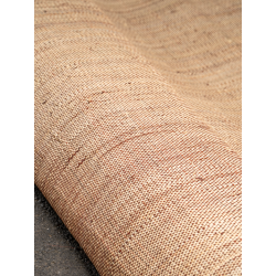 Mahogany and Natural Fine Raffia weaving