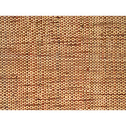 Natural & Burgundy fine Raffia weaving
