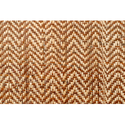 Herringbone Fine Raffia Weaving- Natural & Mahogany color for decorat