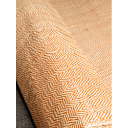 Herringbone Fine Raffia Weaving- Natural & Amber color for decoration