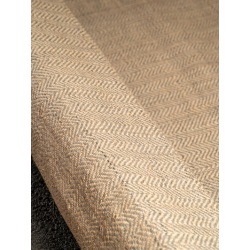 Natural & Linen Herringbone Fine Raffia Weaving for decoration 