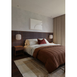 Charcoal Natural Raffia weaving for wall covering