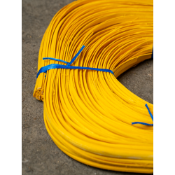 Yellow flat oval core