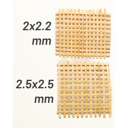 Tissage Ajouré  2x2.2mm Canne Rotin Naturel