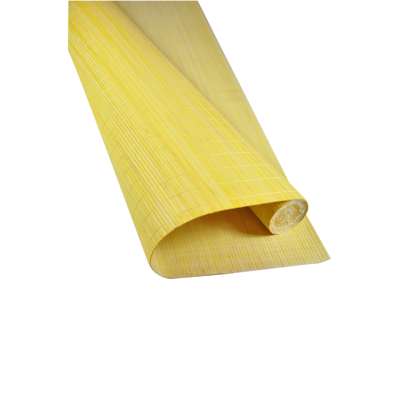 Bamboo mat 7mm Yellow color 