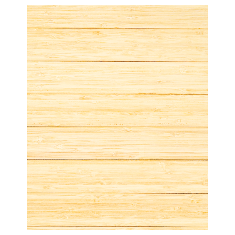 Natte Bambou 50mm Latte Droite sur Tissu