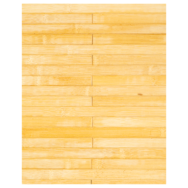 Natte Bambou 20mm Latte Coupée sur Tissu