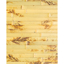 Tissage Bambou Latte Vert Tigré