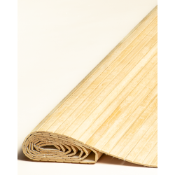 Natte Bambou 20mm Latte Droite sur Tissu