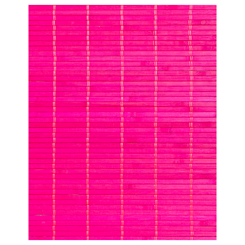 Fuschia Bamboo mat 7mm 