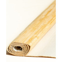 Natte Bambou 20mm Latte Coupée sur Tissu