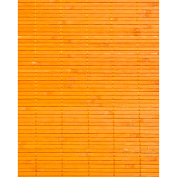 Natte Bambou Orange 7mm sur Tissu