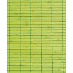 Natte Bambou Vert Anis 7mm sur Tissu