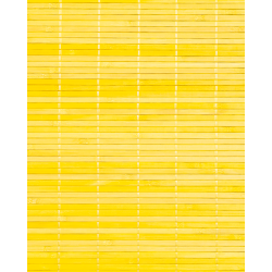 Natte Bambou Jaune 7mm sur Tissu  