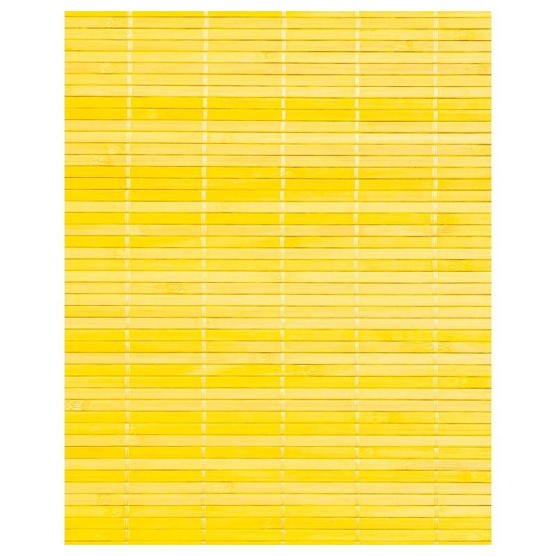 Bamboo mat 7mm Yellow color 