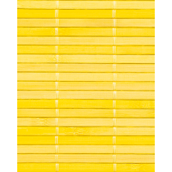 Natte Bambou Jaune 7mm sur Tissu  