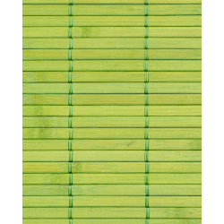 Natte Bambou Vert Anis 7mm sur Tissu