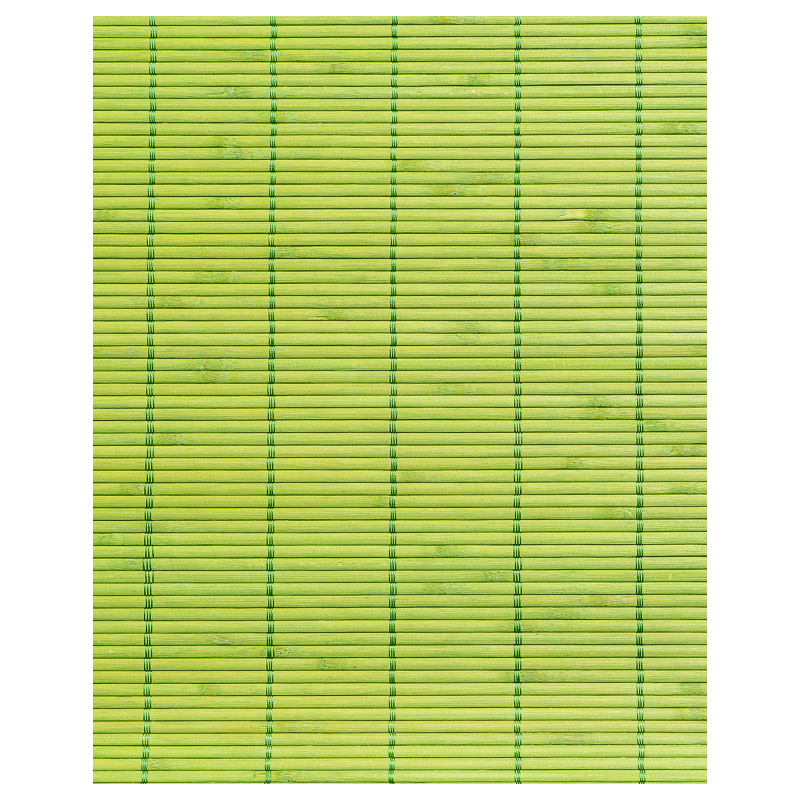 Tatami Bambou Vert Anis  4.5mm sur Tissu