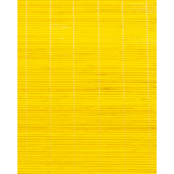 Tatami Bambou Jaune 4.5mm sur Tissu