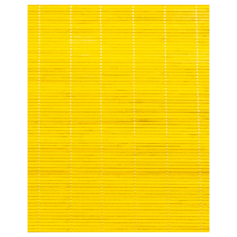 Tatami Bambou Jaune 4.5mm sur Tissu