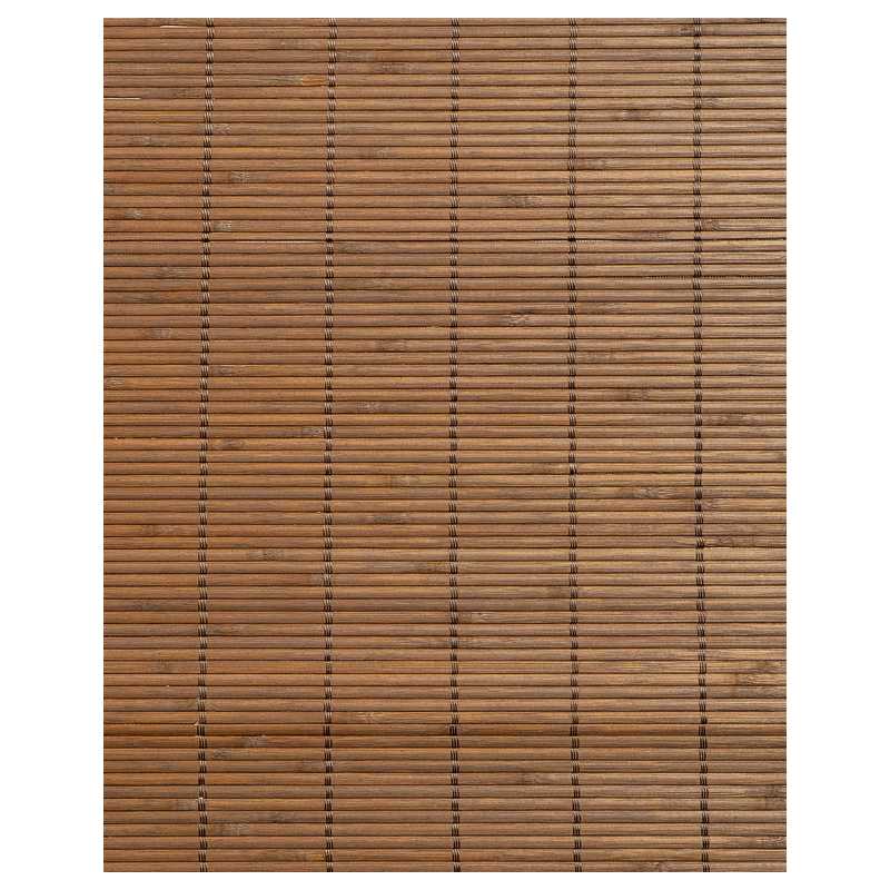 Wengé Tatami Bamboo mat 4.5 mm Glued on textile