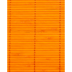 Tatami Bambou Orange 4.5mm sur Tissu