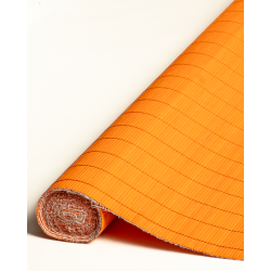 Tatami Bambou Orange 4.5mm sur Tissu