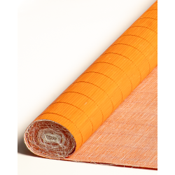 Tatami Bambou Orange 4.5mm sur Tissu