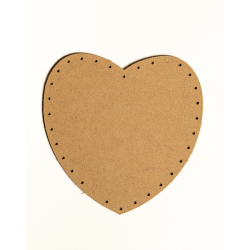 Plywood back heart