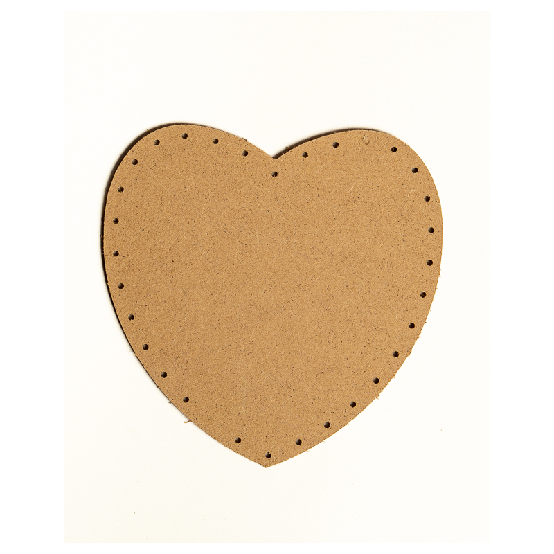 Plywood back heart