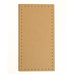 Plywood back rectangular